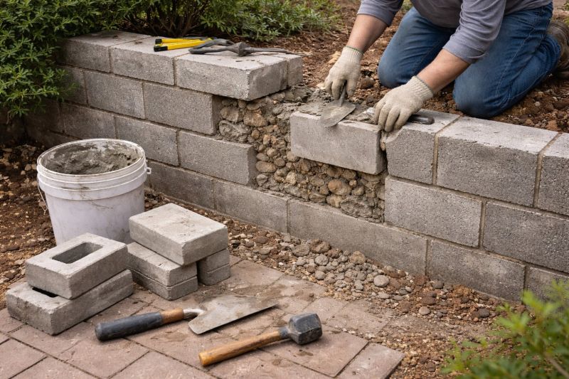 Block Wall Repair in Southington, CT