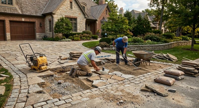 Brick Driveway Repair in Hamden, CT