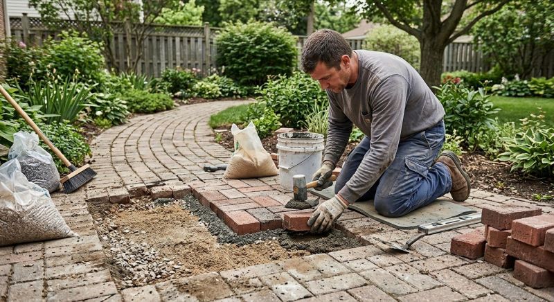 Brick Driveway Repair in Hamden, CT