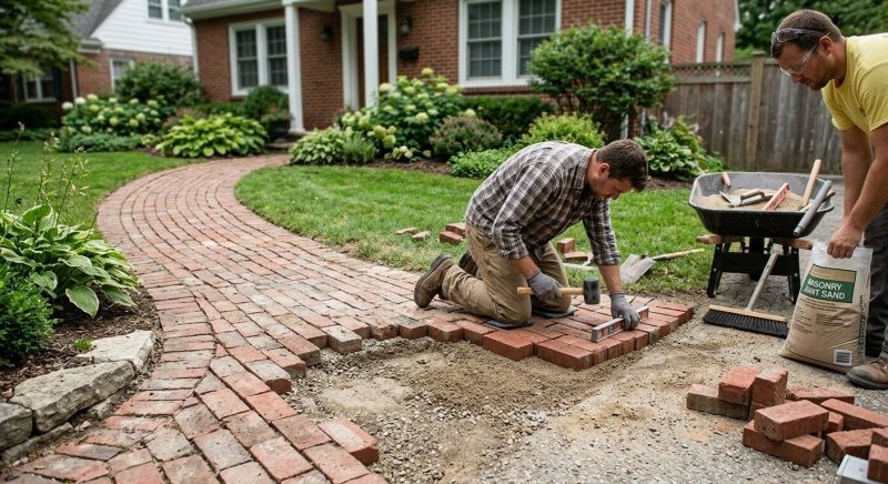 Brick Flatwork Repair in Redding, CT