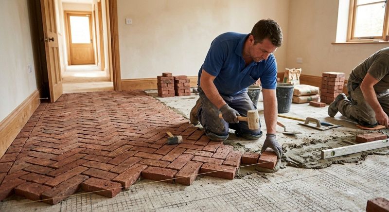 Brick Flooring Installation in Hamden, CT