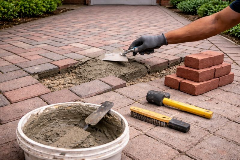 Brick Hardscape Repair in Hamden, CT