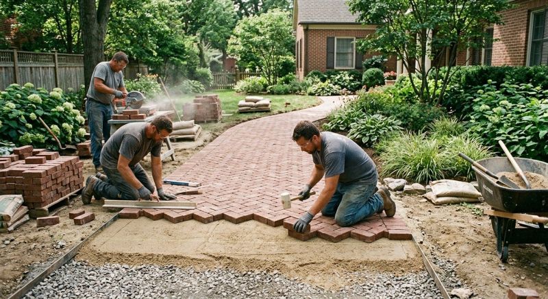 Brick Hardscaping Installation in Bridgewater, CT