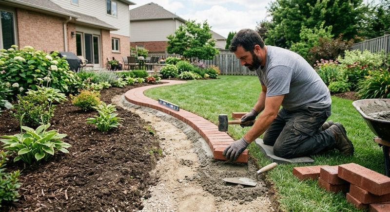 Brick Hardscaping Installation in Cheshire, CT