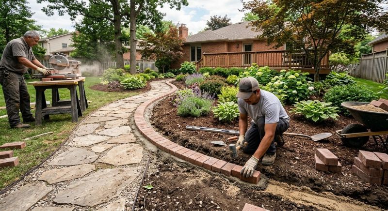 Brick Hardscaping Installation in New Britain, CT