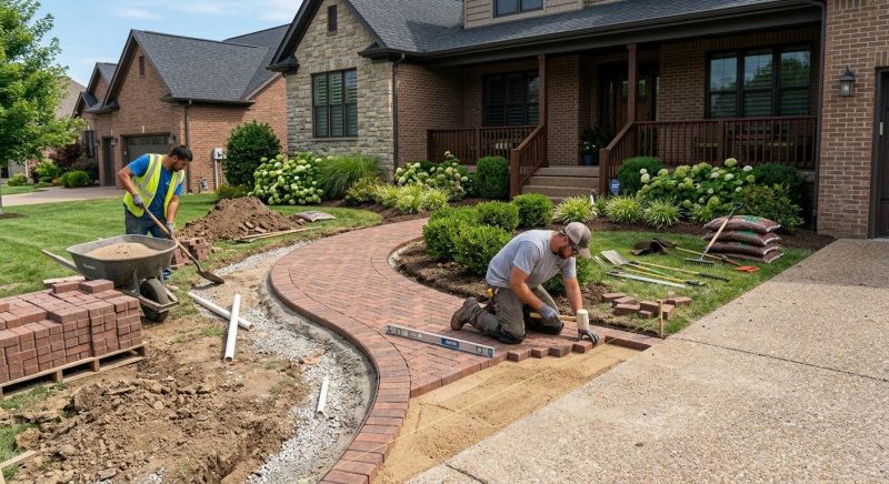 Brick Hardscaping Installation in Newtown, CT