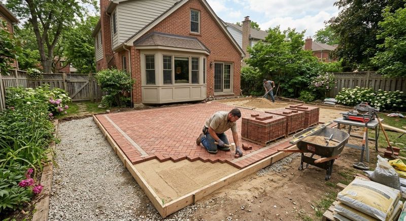 Brick Hardscaping Installation in Northfield, CT
