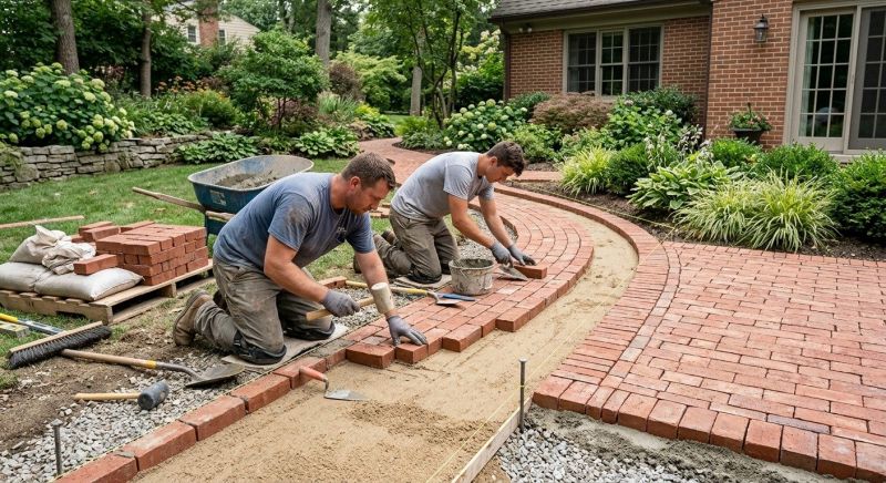 Brick Landscaping Service in Brookfield, CT