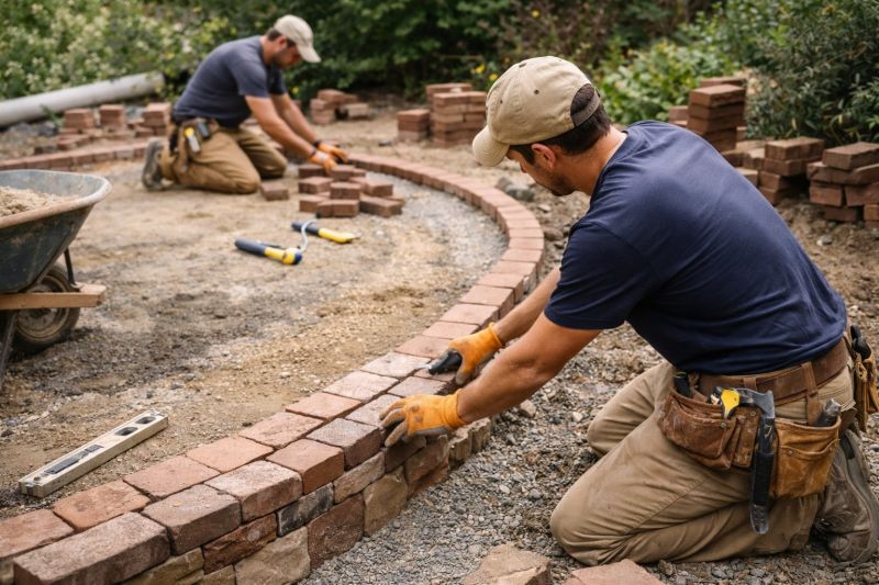 Brick Landscaping Service in Redding, CT