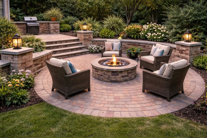 Brick Patio Installation in Hamden, CT