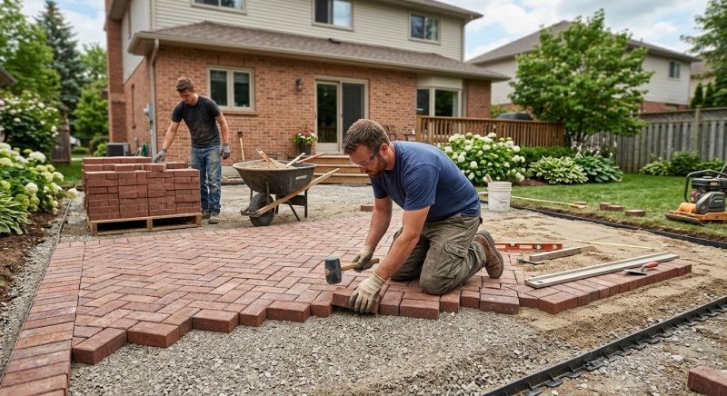 Brick Paving Installation in Cheshire, CT