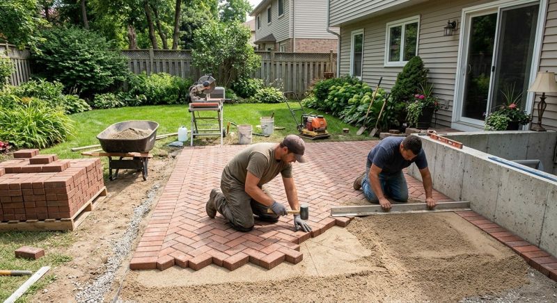 Brick Paving Installation in Guilford, CT