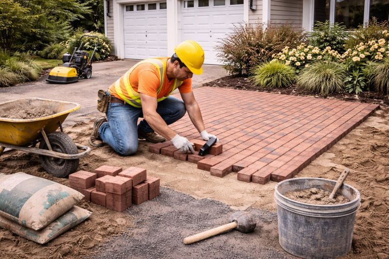 Brick Paving Installation in Southington, CT