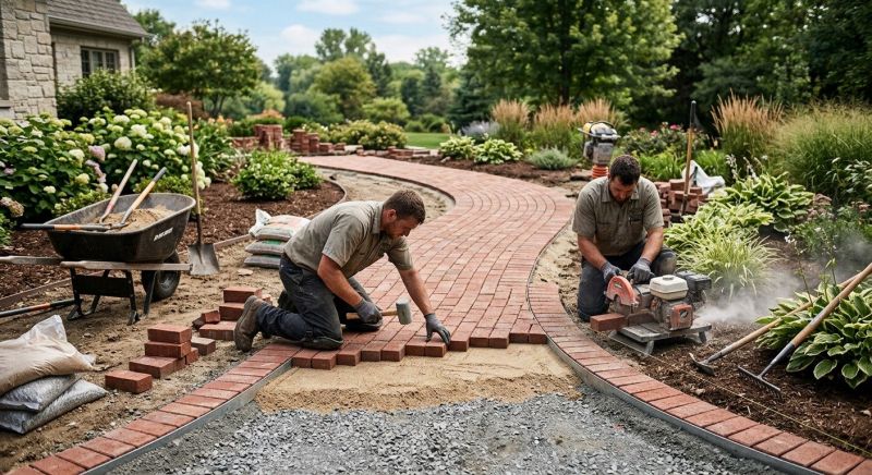 Brick Paving Installation in Southington, CT