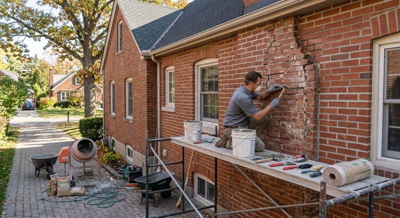 Brick Restoration in Bethlehem, CT