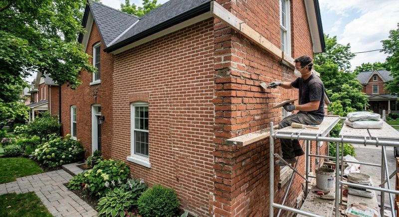 Brick Restoration in Durham, CT