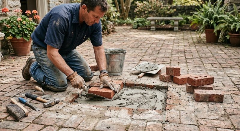 Brick Restoration in Durham, CT