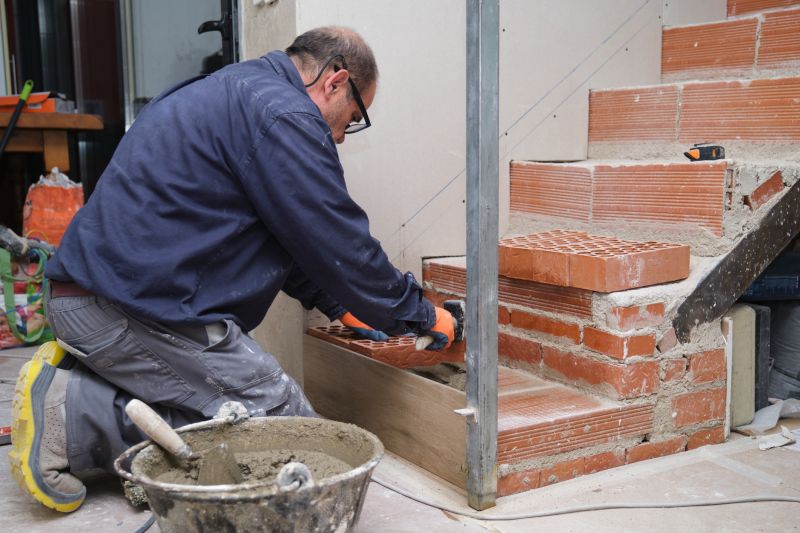 Brick Stairs Installation in Hamden, CT