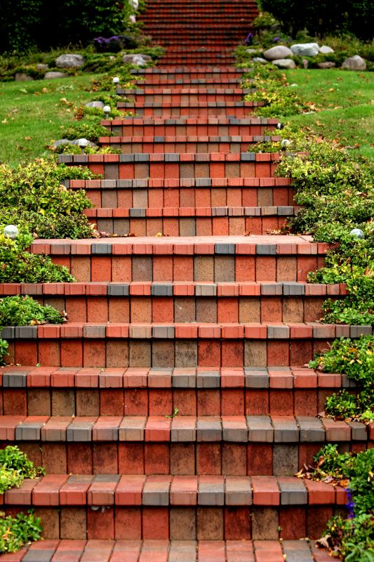 Brick Stairs Installation in Hamden, CT