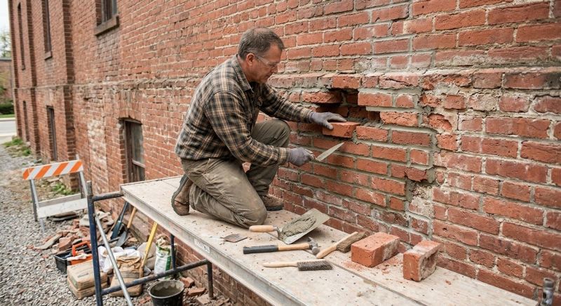 Brick Stairs Repair in Killingworth, CT