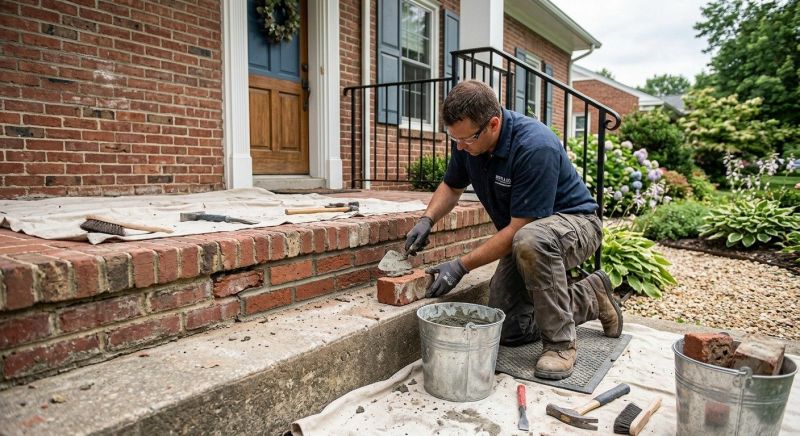Brick Stairs Repair in North Branford, CT