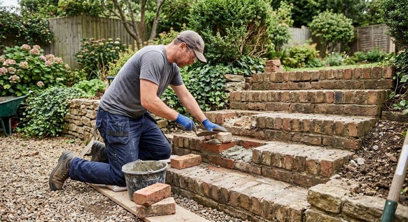 Brick Stairs Repair in North Haven, CT