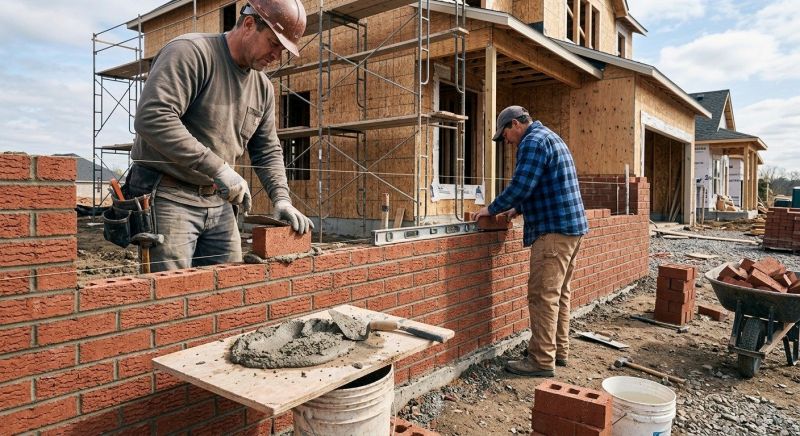 Brick Wall Installation in Bristol, CT