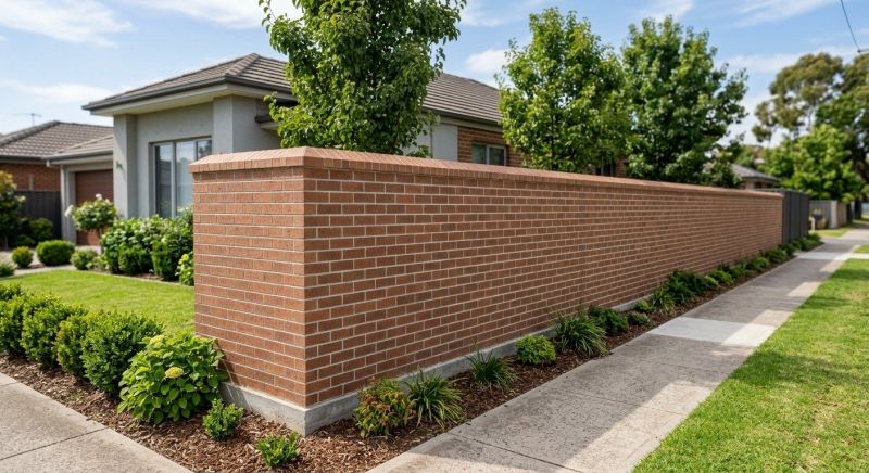 Brick Wall Installation in Durham, CT