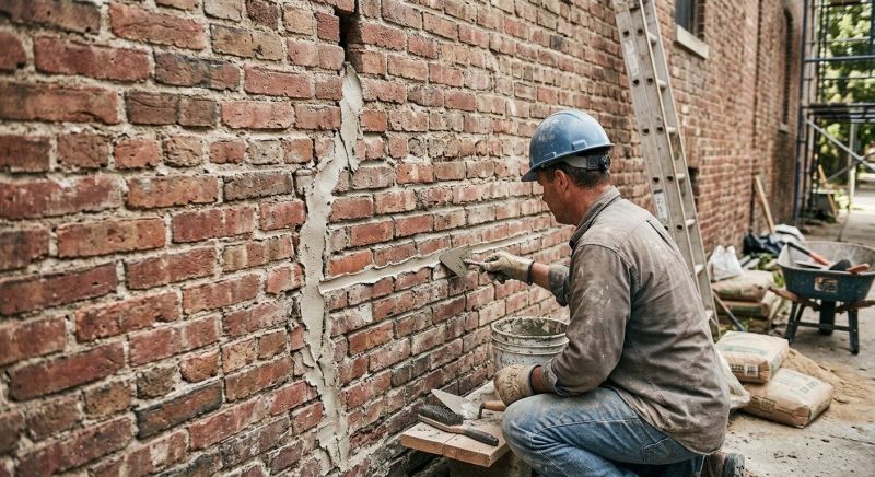 Brick Wall Repair in Orange, CT