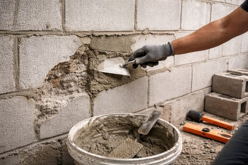 Cinder Block Wall Repair in Terryville, CT