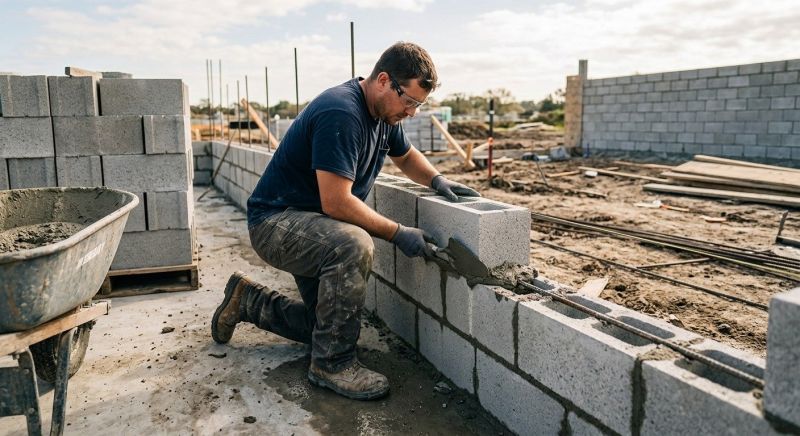 Cinder Blocks Installation in Middlebury, CT
