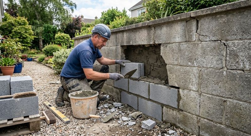 Concrete Block Repair in Haddam, CT