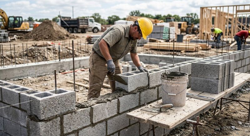 Concrete Blocks Installation in Newtown, CT