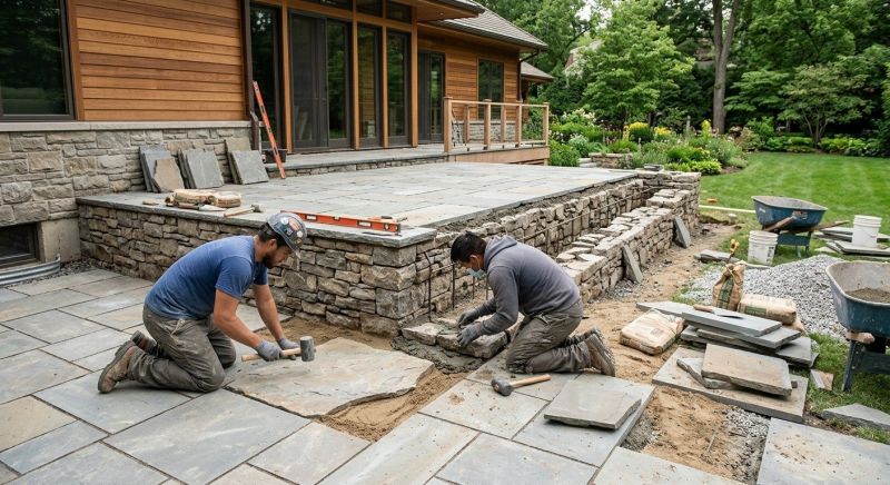 Masonry Steps Installation in Hamden, CT