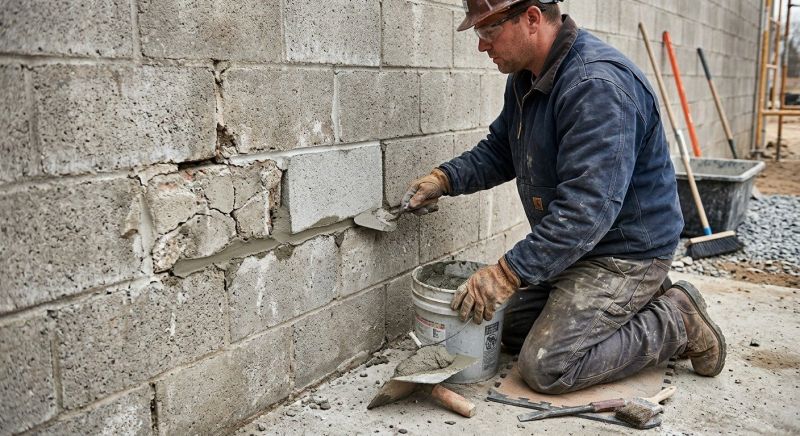 Masonry Wall Repair in Hamden, CT