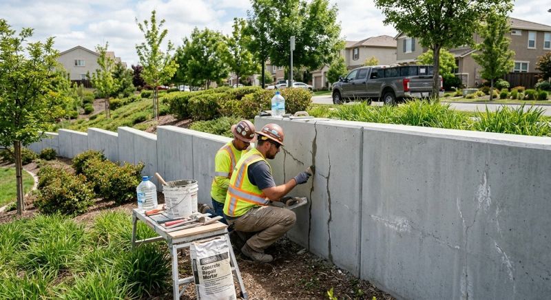 Retaining Wall Repair in Cheshire, CT