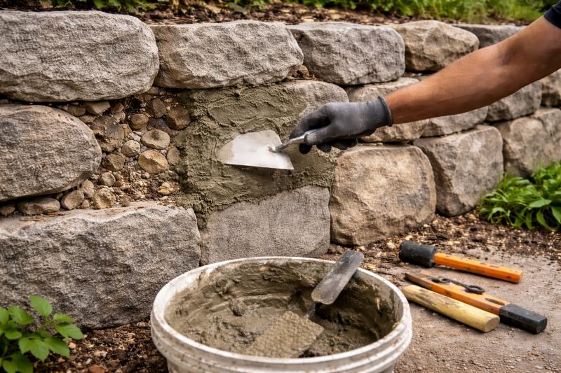 Retaining Wall Repair in Cromwell, CT