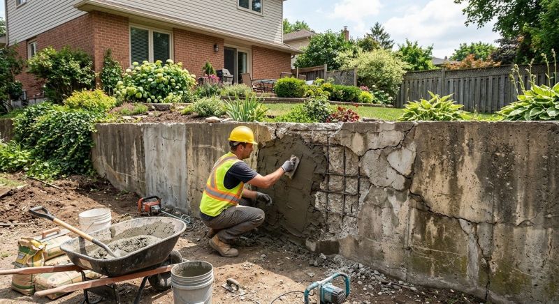 Retaining Wall Repair in Orange, CT
