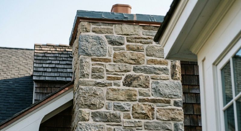 Stone Chimney Installation in Middlebury, CT