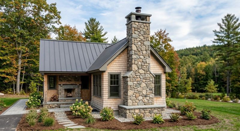 Stone Chimney Installation in Redding, CT