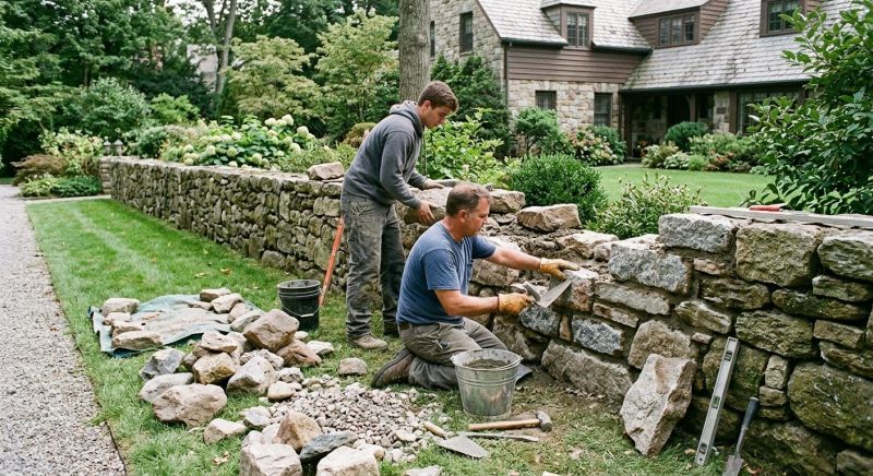 Stone Column Repair in Hamden, CT
