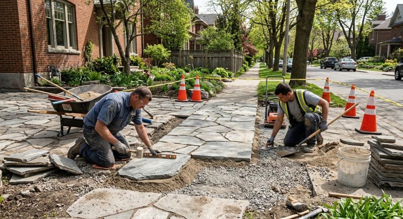 Stone Driveway Repair in Hamden, CT
