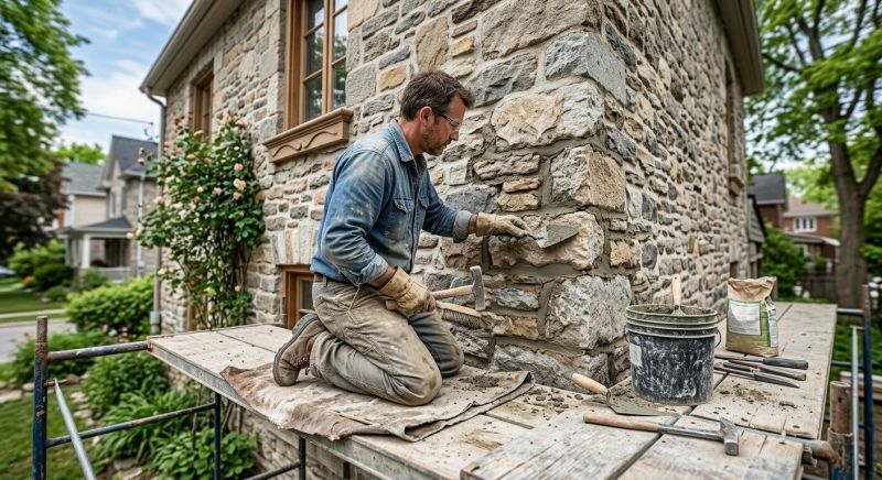 Stone Masonry Repair in Middlebury, CT