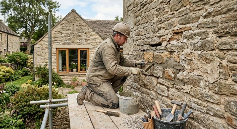 Stone Masonry Repair in Newtown, CT
