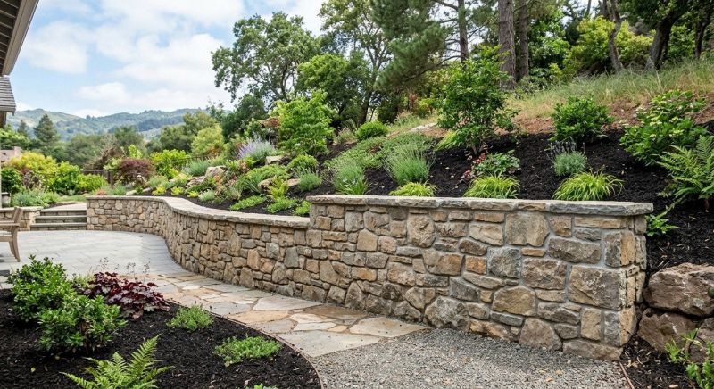 Stone Wall Hardscaping in Hamden, CT