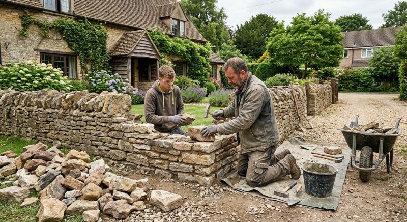 Stone Wall Repair in Bridgeport, CT