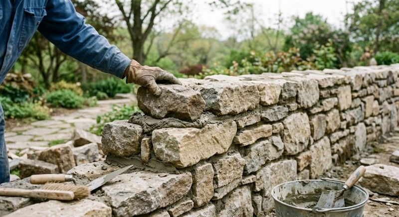 Stonework Installation in Woodbridge, CT